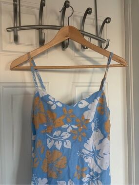 vintage y2k roxy hawaiian print mini dress